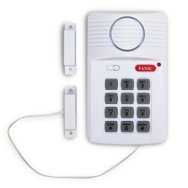 Sicherheits-Alarm-Set inkl. Codeeingabe + Paniktaste (110 dB)